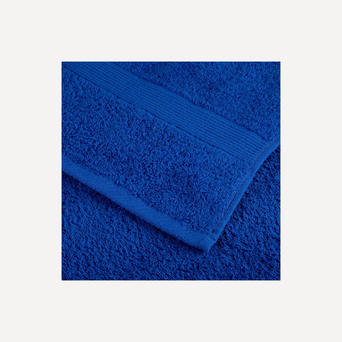 Towel Cotton Blue 200 x 100 cm Bathroom Bath Linen Home Towels 4 pcs SOLUND