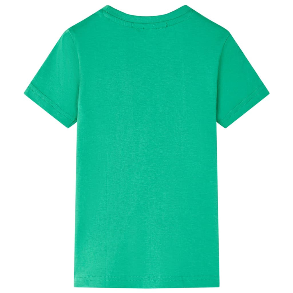 Kids T-Shirt Cotton Green 116 Children's Top Kids Clothing Kids Wear Variant 3