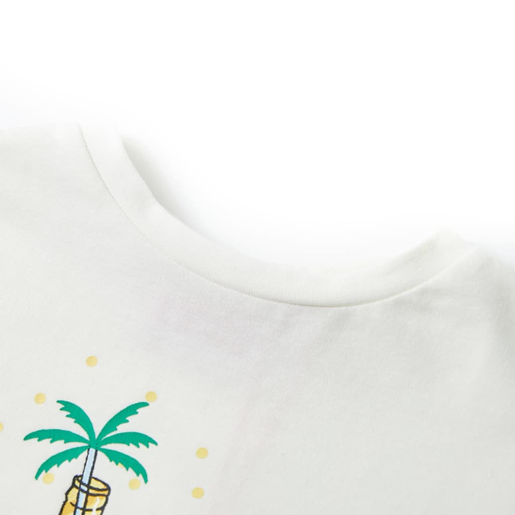 Kids T-Shirt Cotton Ecru 104 Children's Top Kids Clothing Kids Wear Variant 10