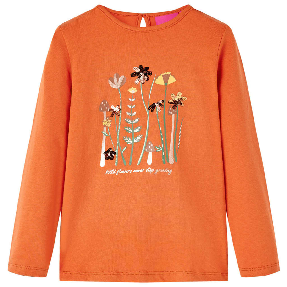 Kids T-Shirt Cotton Burnt Orange 92 Children's Top Kids Clothing Kids Wear