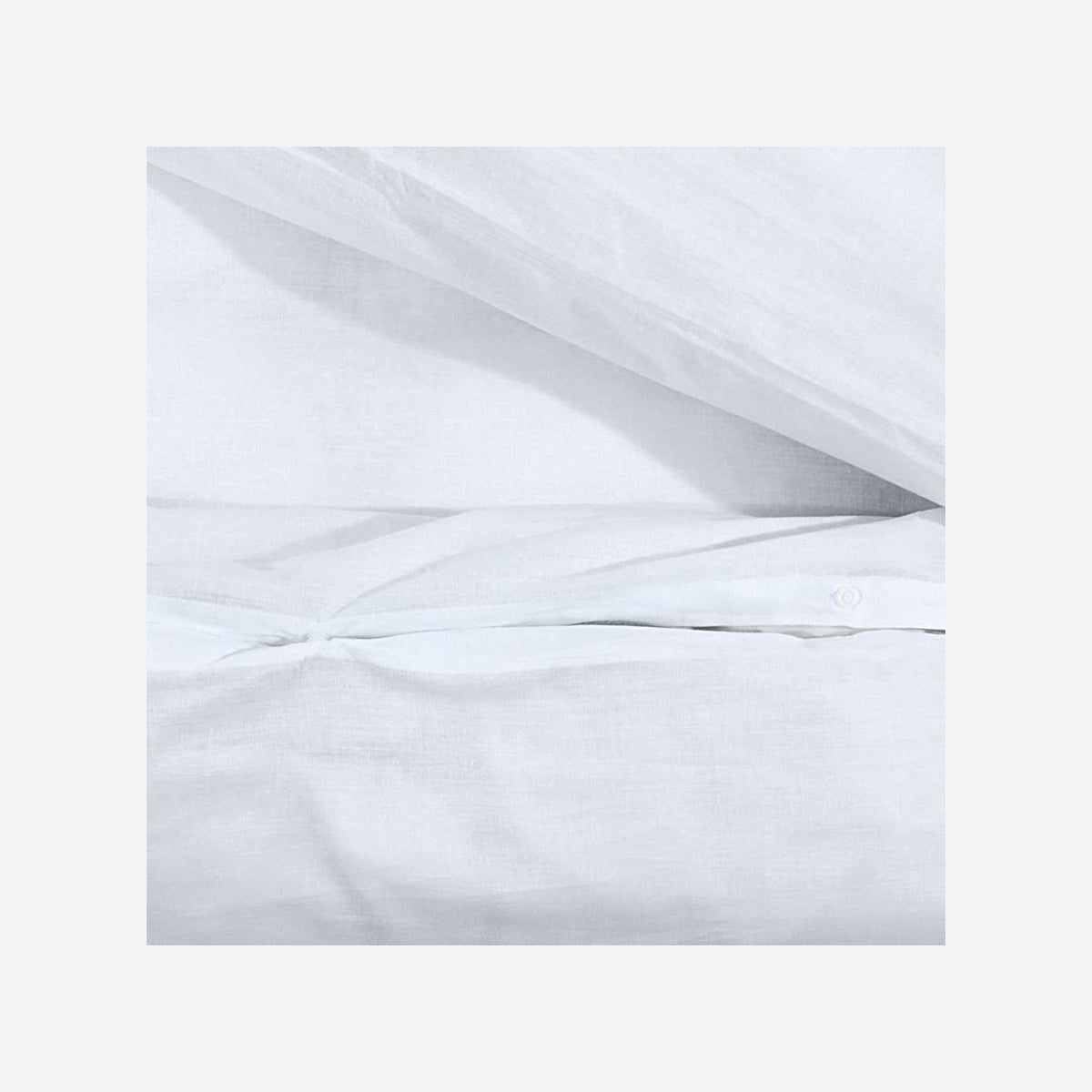 Duvet Cover Cotton White 200 x 200 cm Bedding Bed Linen Bedroom Variant 4