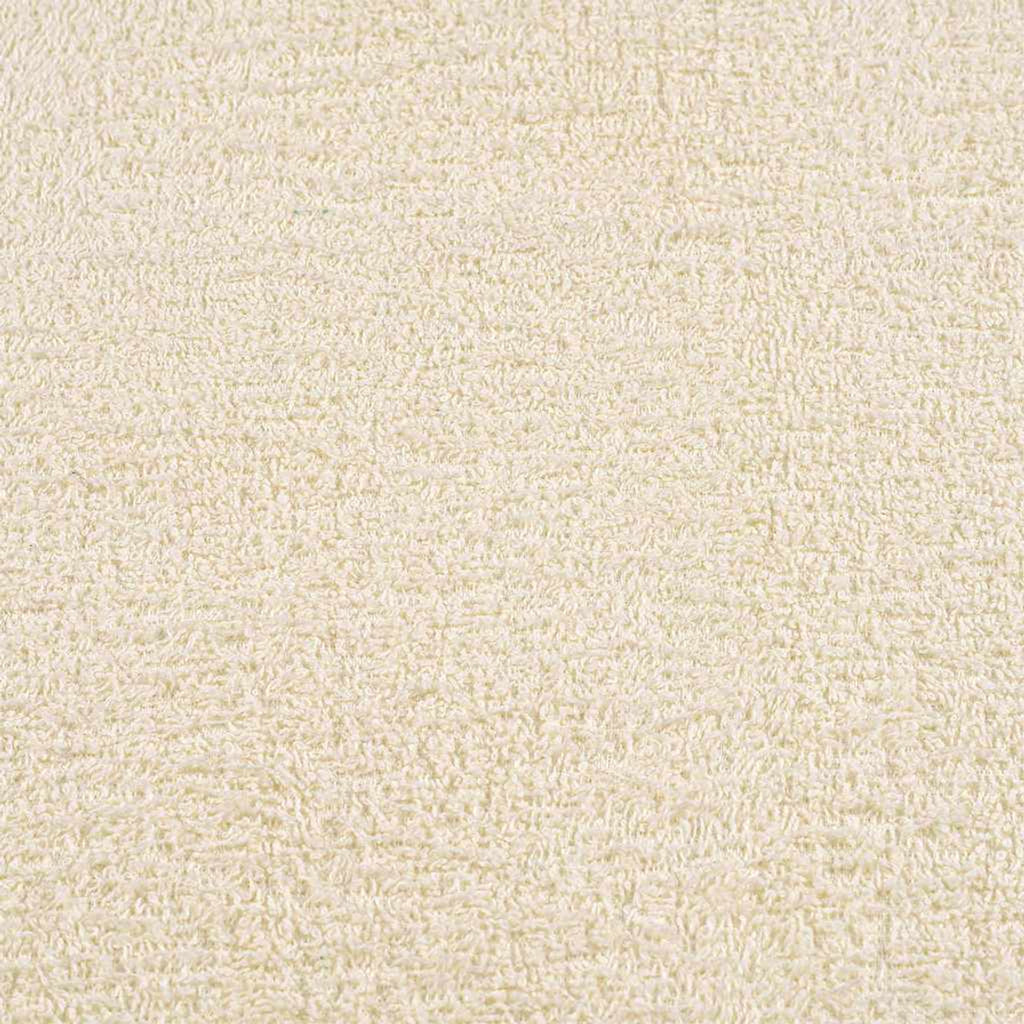 Towel Cotton Cream 100 x 50 cm Bathroom Bath Linen Home Towels 2 pcs Hand