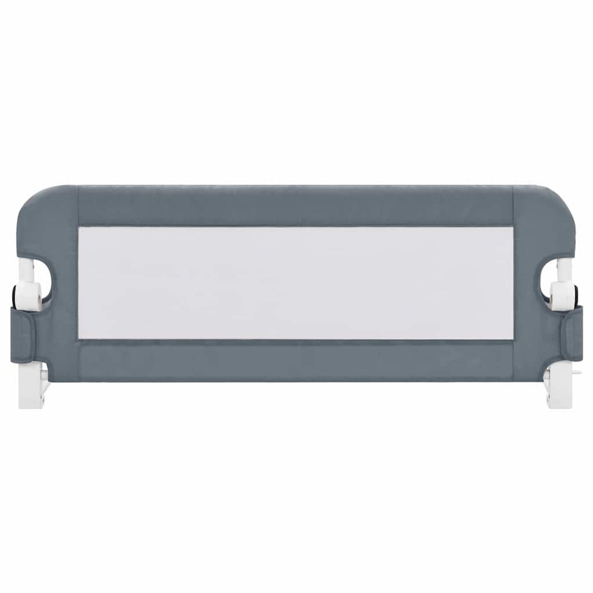 Toddler Safety Bed Rail Polyester Grey 102 x 40.5 x 42 cm Child Bed Guard 5x42cm
