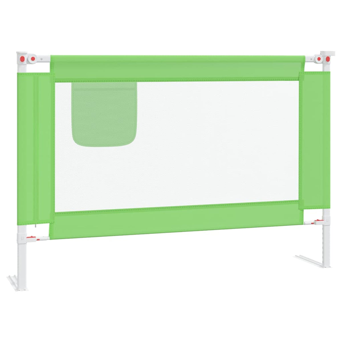 Toddler Safety Bed Rail Fabric (100% Polyester) Green 100 x 25 x 95 cm
