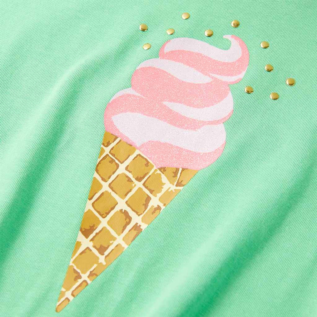 Kids T-Shirt Cotton Light Green 128 Children's Top Kids Clothing Variant 2