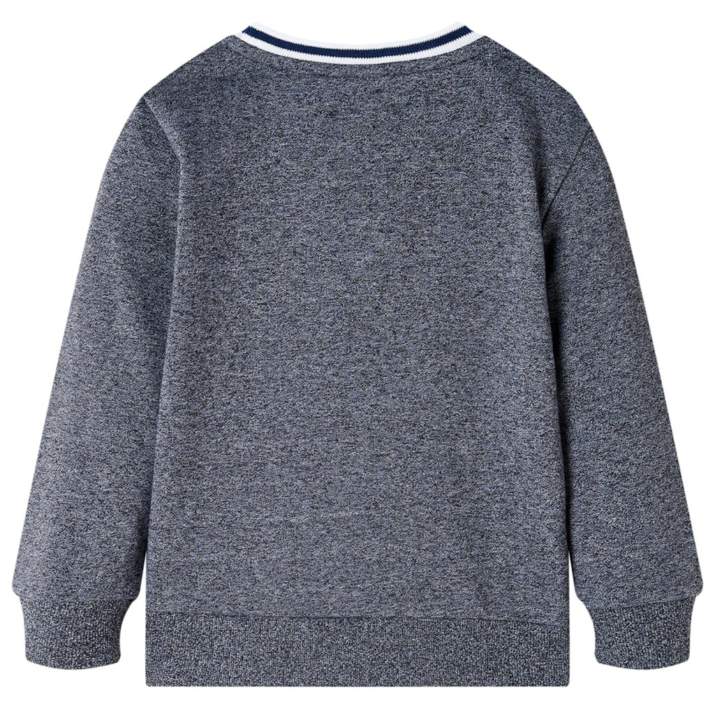 Sweatshirt Cotton Navy Melange 128 Kids Clothing Children's Top Kids Variant 4