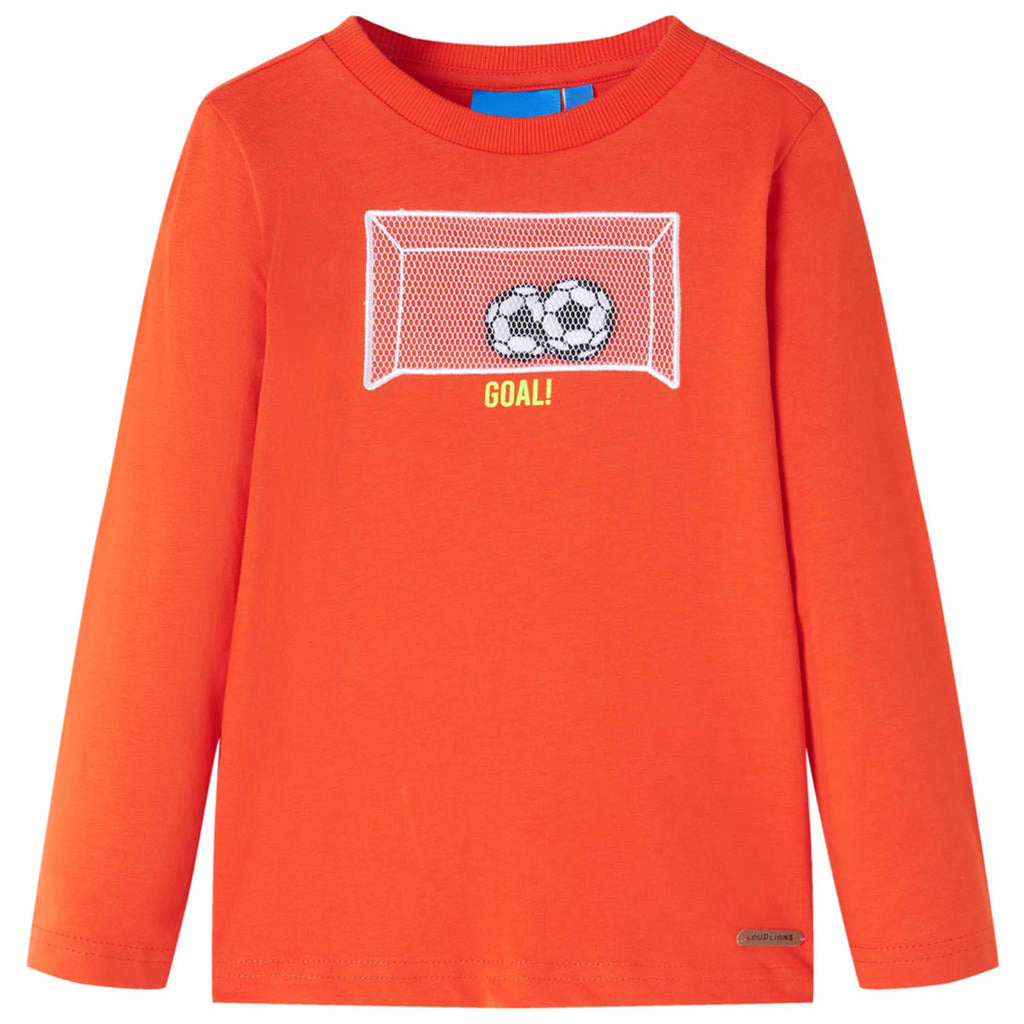 Kids T-Shirt Cotton Bright Orange 104 Children's Top Kids Clothing Variant 2