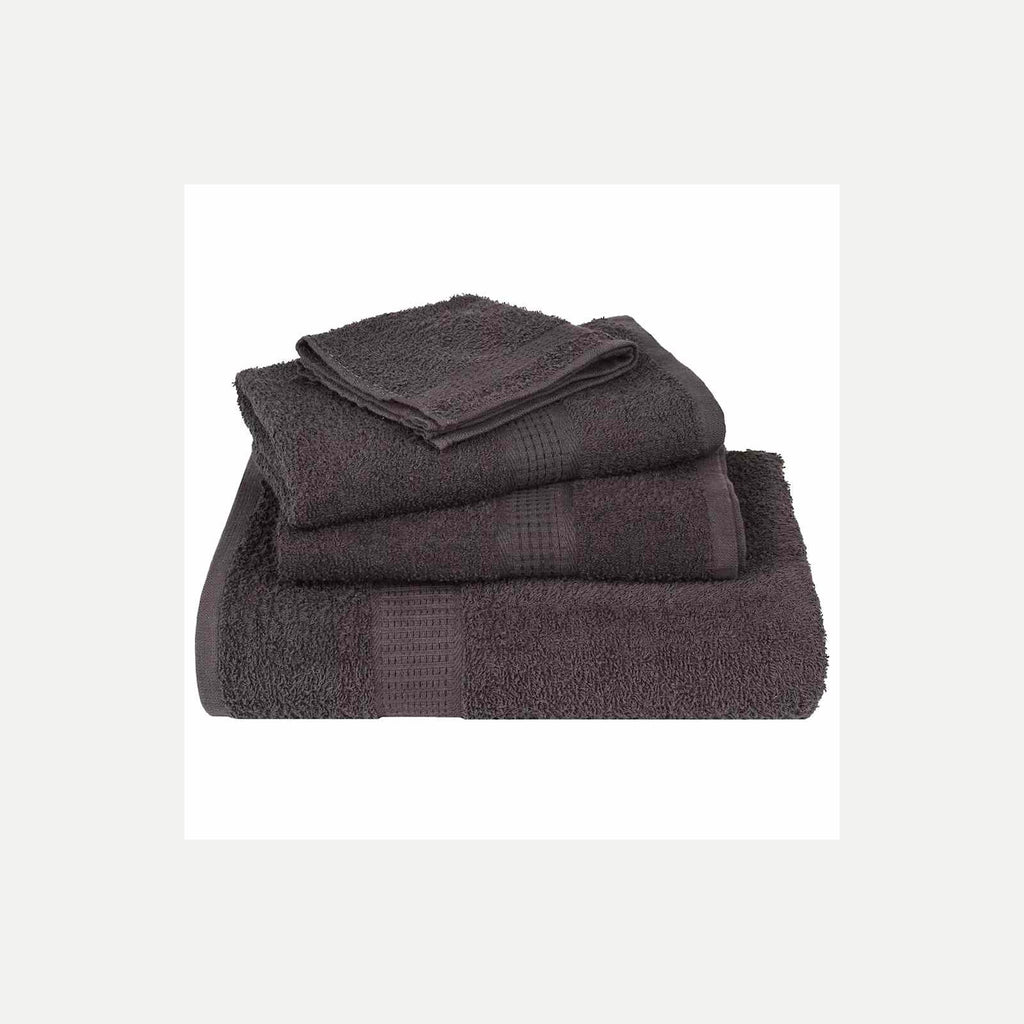 Towel Cotton Anthracite 140 x 70 cm Bathroom Bath Linen Home Bath Towels 8