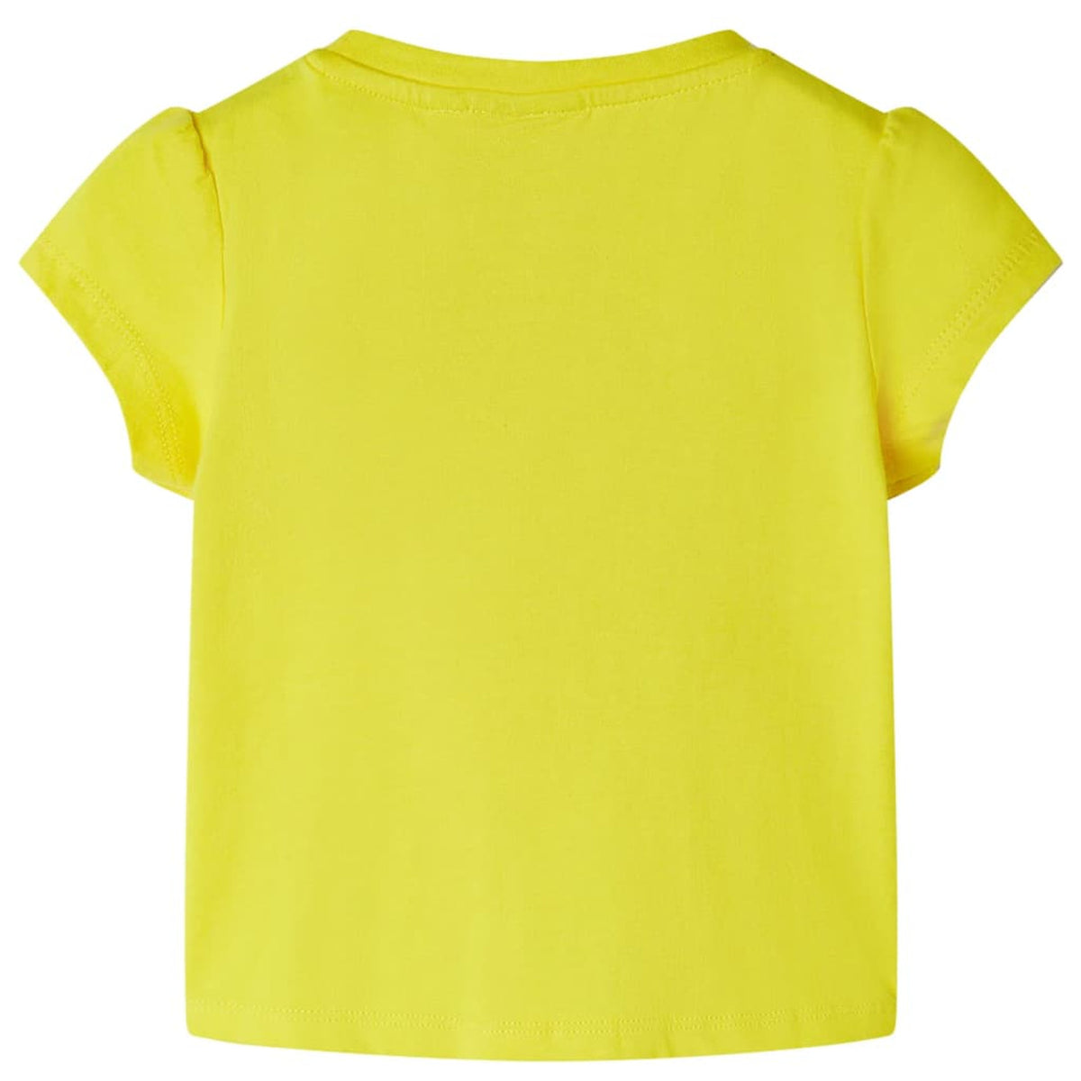 Kids T-Shirt Cotton Yellow 128 Children's Top Kids Clothing Kids Wear Kids'