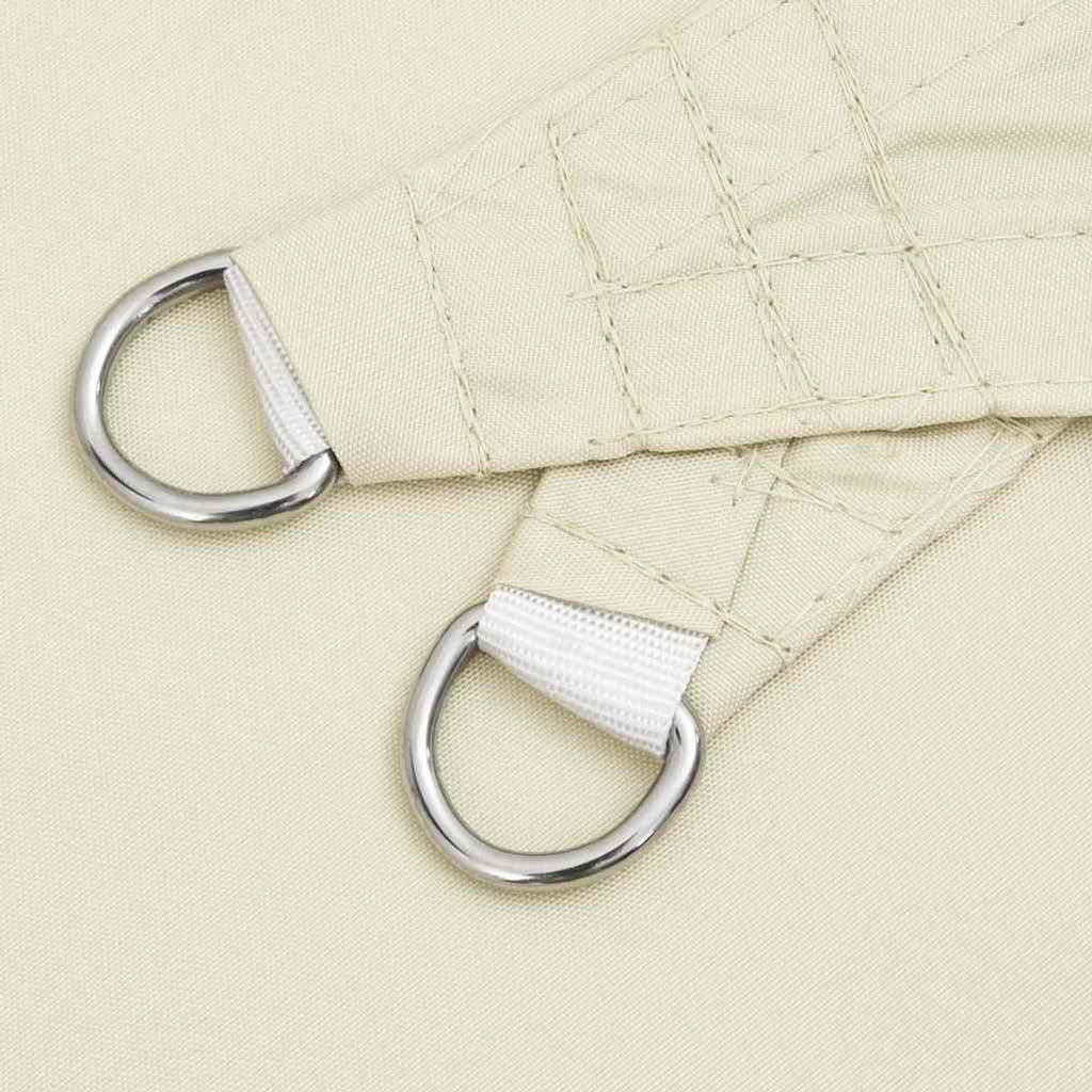 Sunshade Sail Oxford Fabric Cream Water Resistant UV Resistant Variant 10