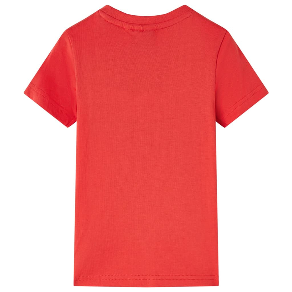 Kids T-Shirt Cotton Red 104 Children's Top Kids Clothing Kids Wear Kids' Tops