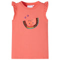 Kids T-Shirt Cotton Coral 116 Children's Top Kids Clothing Kids Wear Variant 3