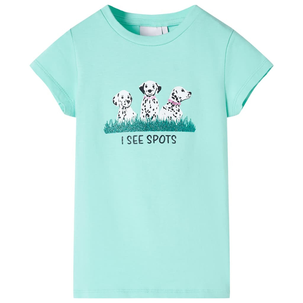 Kids T-Shirt Cotton Light Mint 116 Children's Top Kids Clothing Kids Variant 3