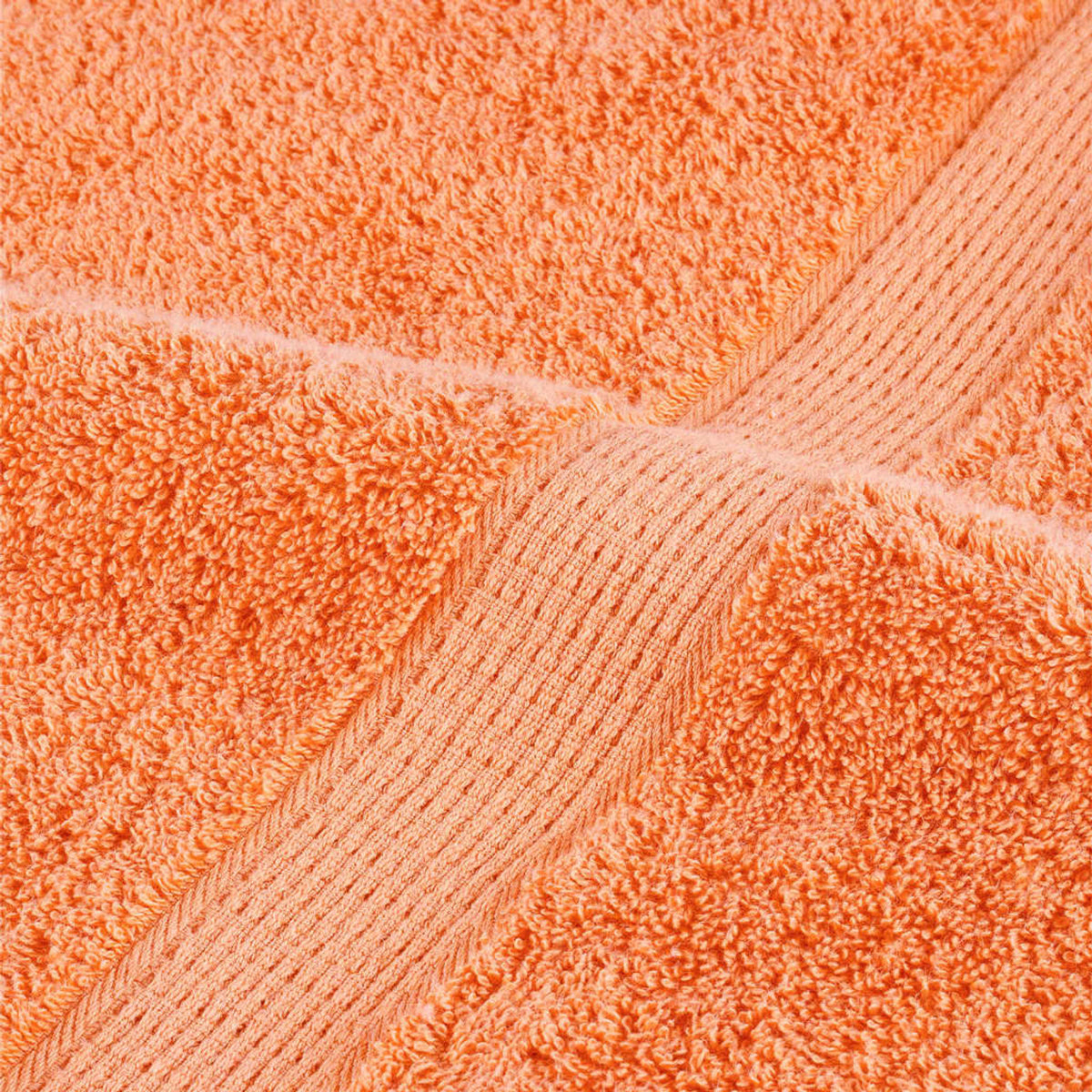 Towel Cotton Orange 50 x 30 cm Bathroom Bath Linen Home Towels 4 pcs Variant 2