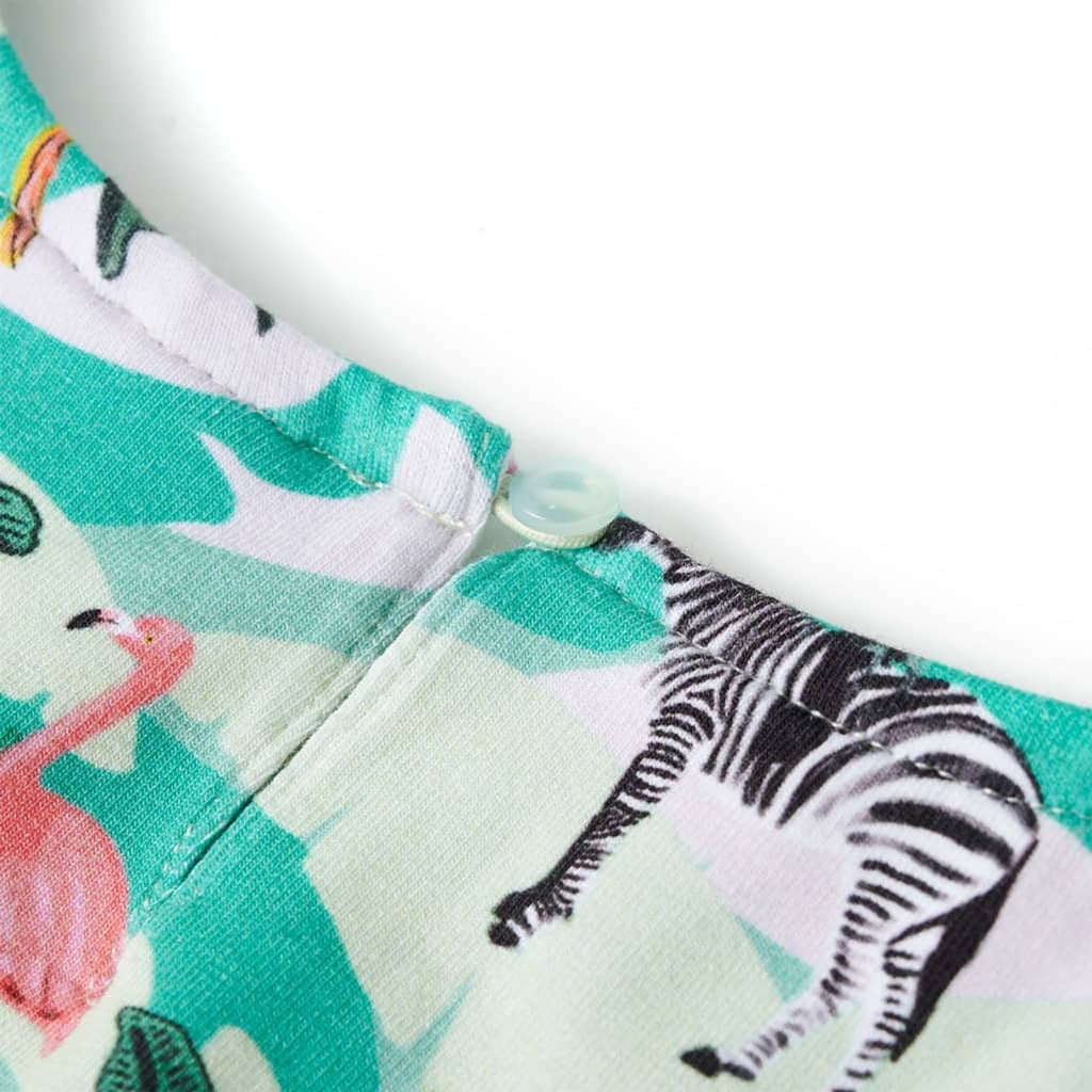 Dress Cotton Light Mint 104 Kids' Dresses Kids' Dresse Kids'Dress 104