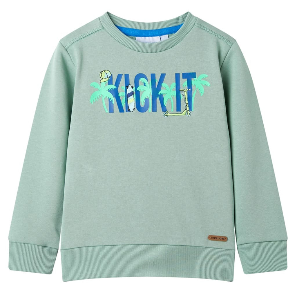 Sweatshirt Cotton Light Khaki 128 Kids Clothing Children's Top Kids Wear 128