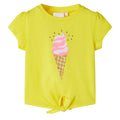 Kids T-Shirt Cotton Yellow 128 Children's Top Kids Clothing Kids Variant 3