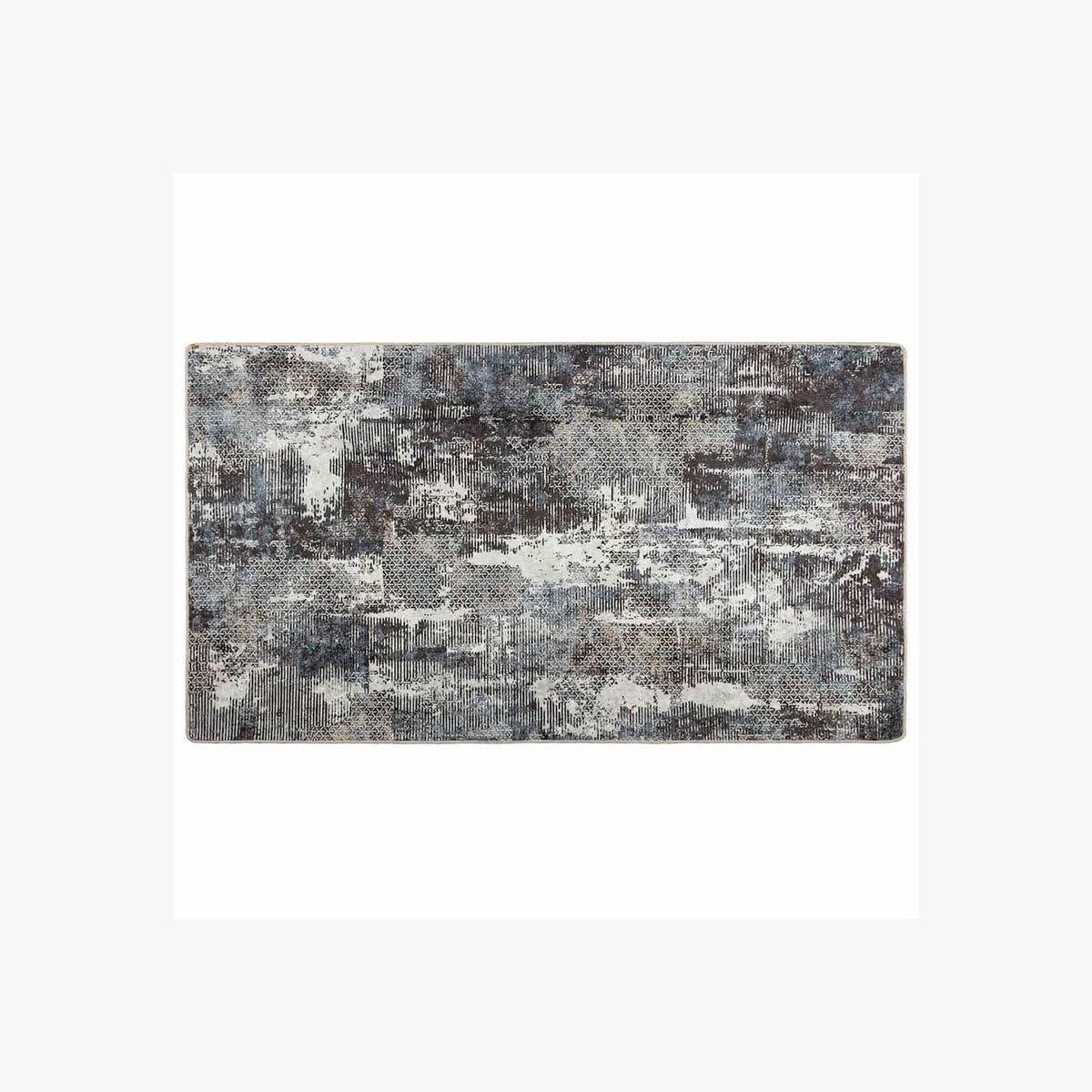 Rug Polyester Multicolour 80 x 0.4 x 150 cm Floor Mat Home Decor Variant 3