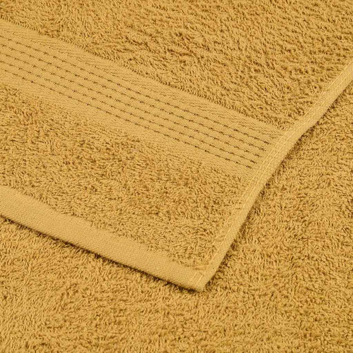 Towel Cotton Gold 15 x 21 cm Bathroom Bath Linen Home Bath Towels & Flannels