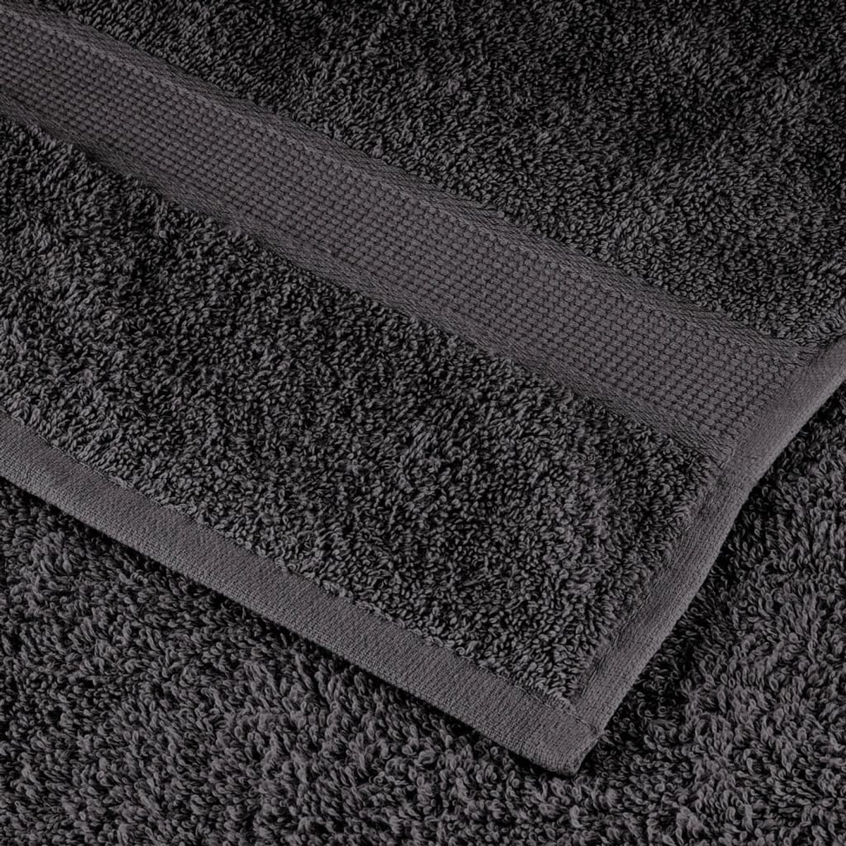 Towel Cotton Anthracite 30 x 30 cm Bathroom Bath Linen Home Towels 2 Variant 2