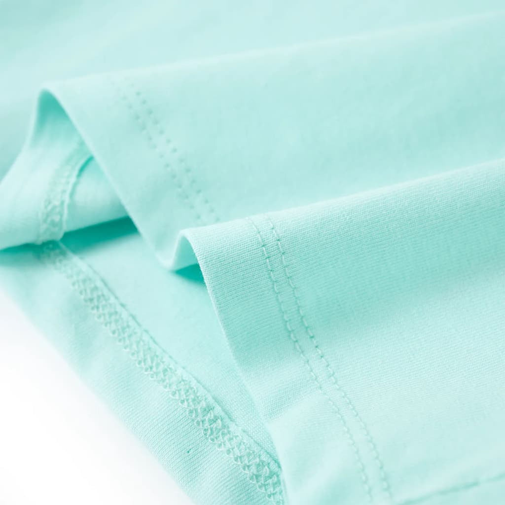 Kids T-Shirt Cotton Light Aqua 104 Children's Top Kids Clothing Kids Wear