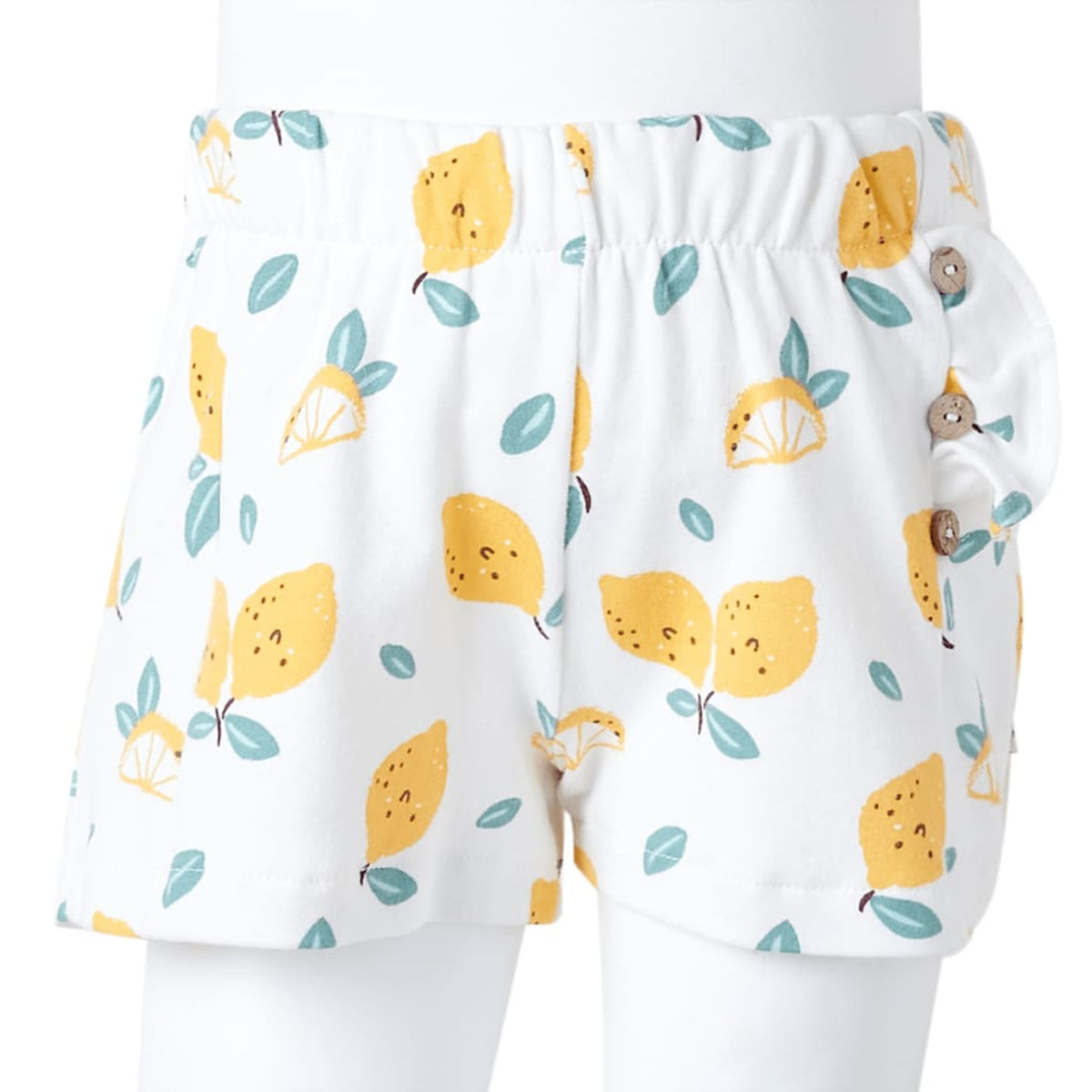 Shorts Cotton Ecru 128 Kids' Bottoms Kids' Bottom Kids'Shorts 128 (suitable