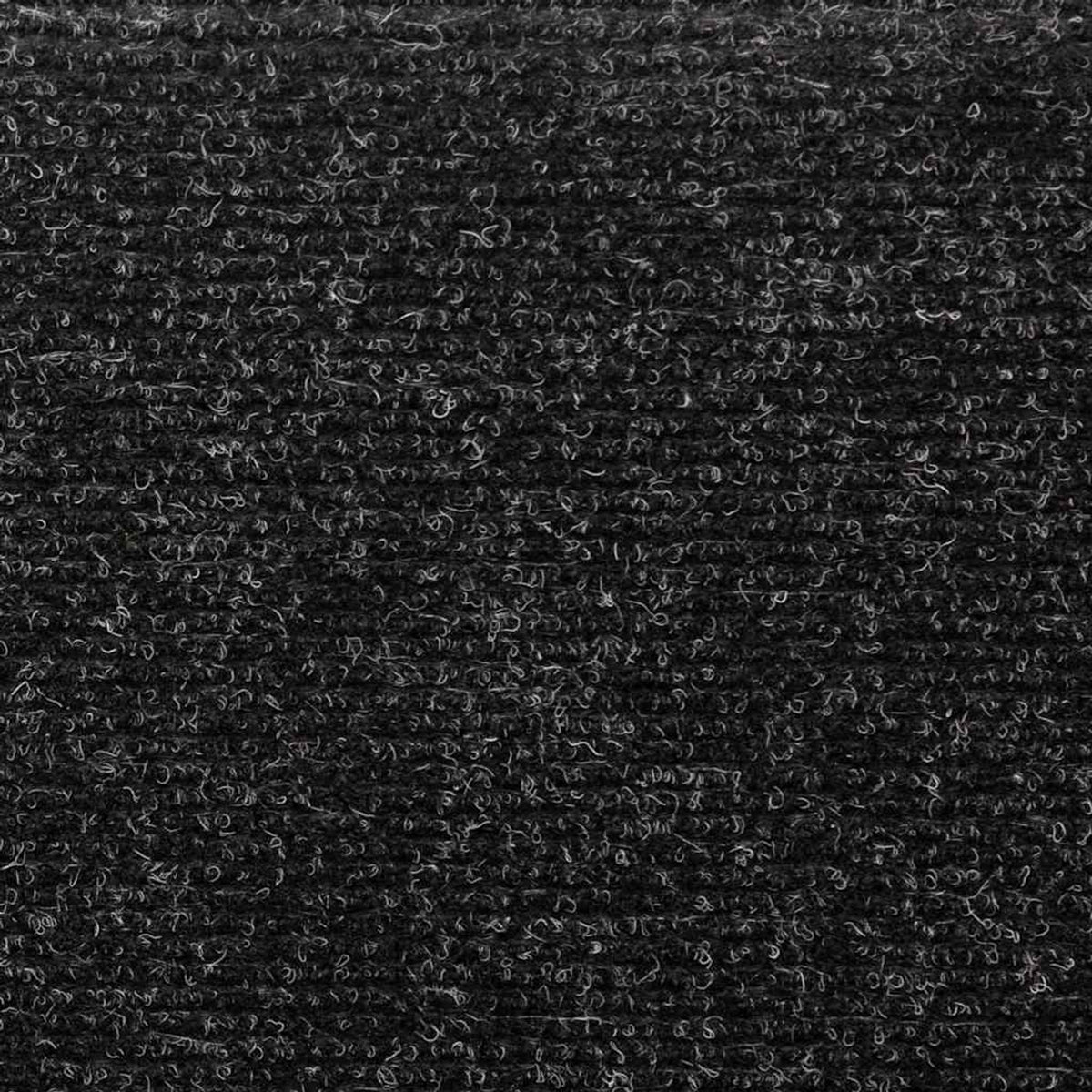 Stair Mats Self-Adhesive Rectangular Edge Needle-Punched Fabric (100% Black 65