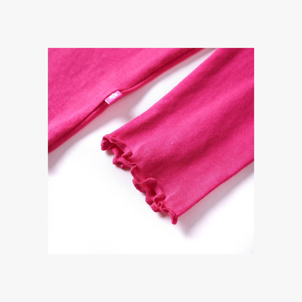 Kids T-Shirt Cotton Bright Pink 116 Children's Top Kids Clothing Variant 4