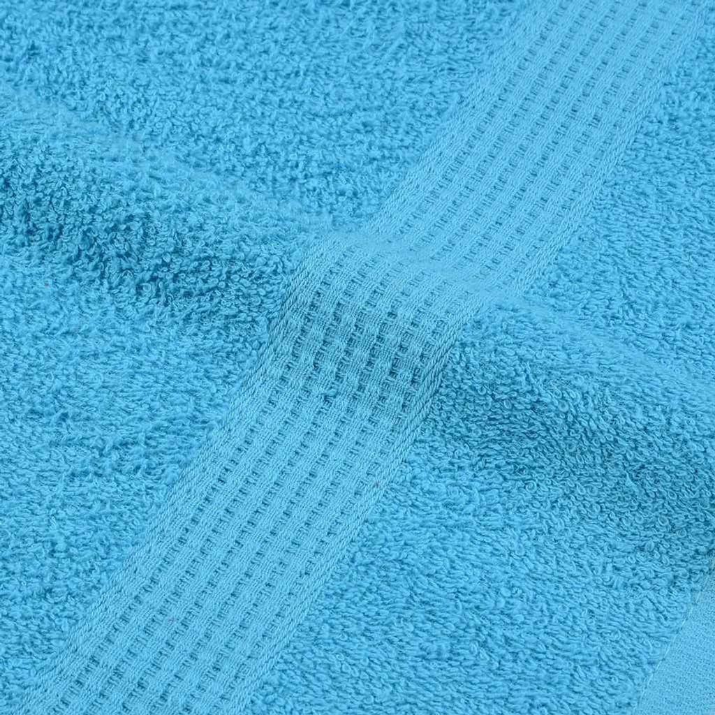 Towel Cotton Turquoise 200 x 100 cm Bathroom Bath Linen Home Towels 2 pcs