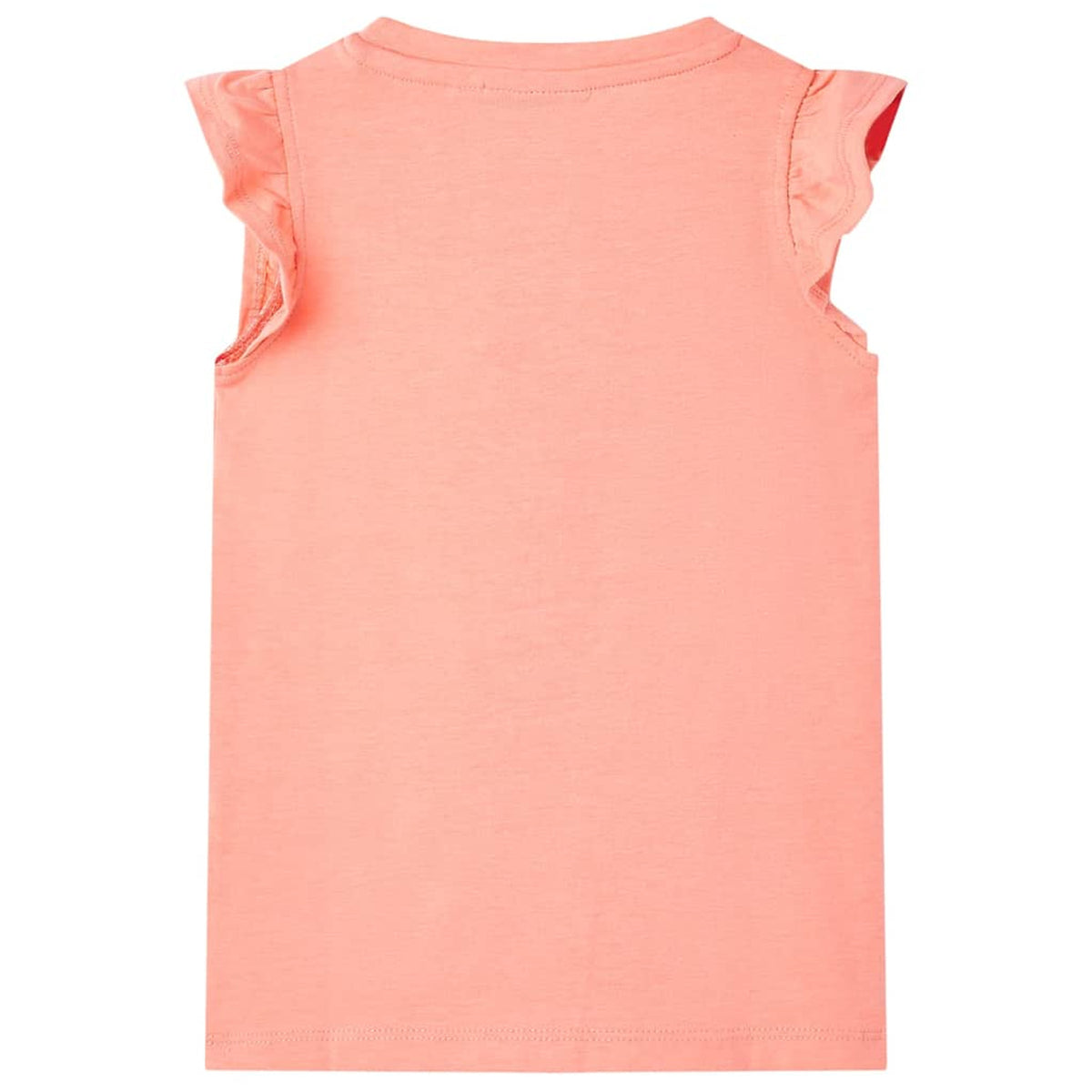 Kids T-Shirt Cotton Neon Coral 116 Children's Top Kids Clothing Kids Variant 2