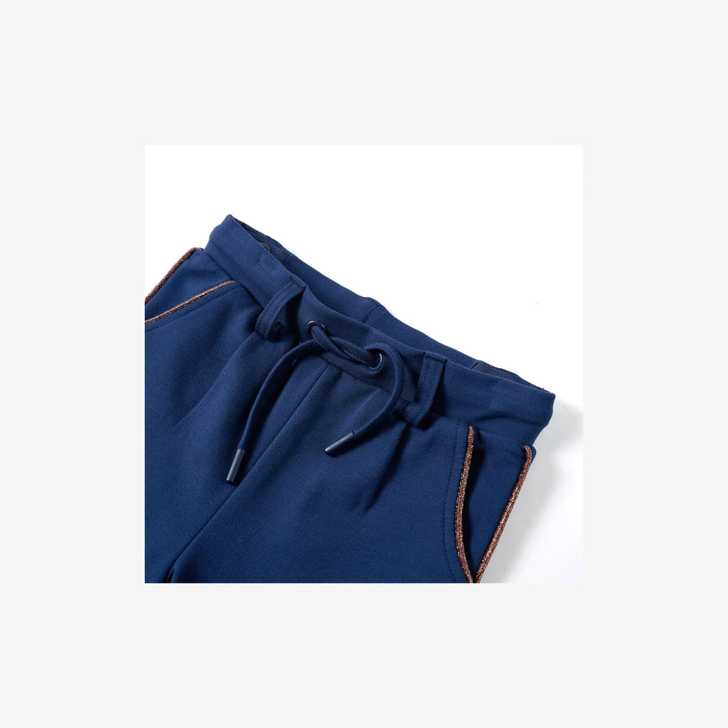 Kids' Bottoms Viscose Navy Blue 128 Kids' Bottom Kids'Pants Drawstring 128