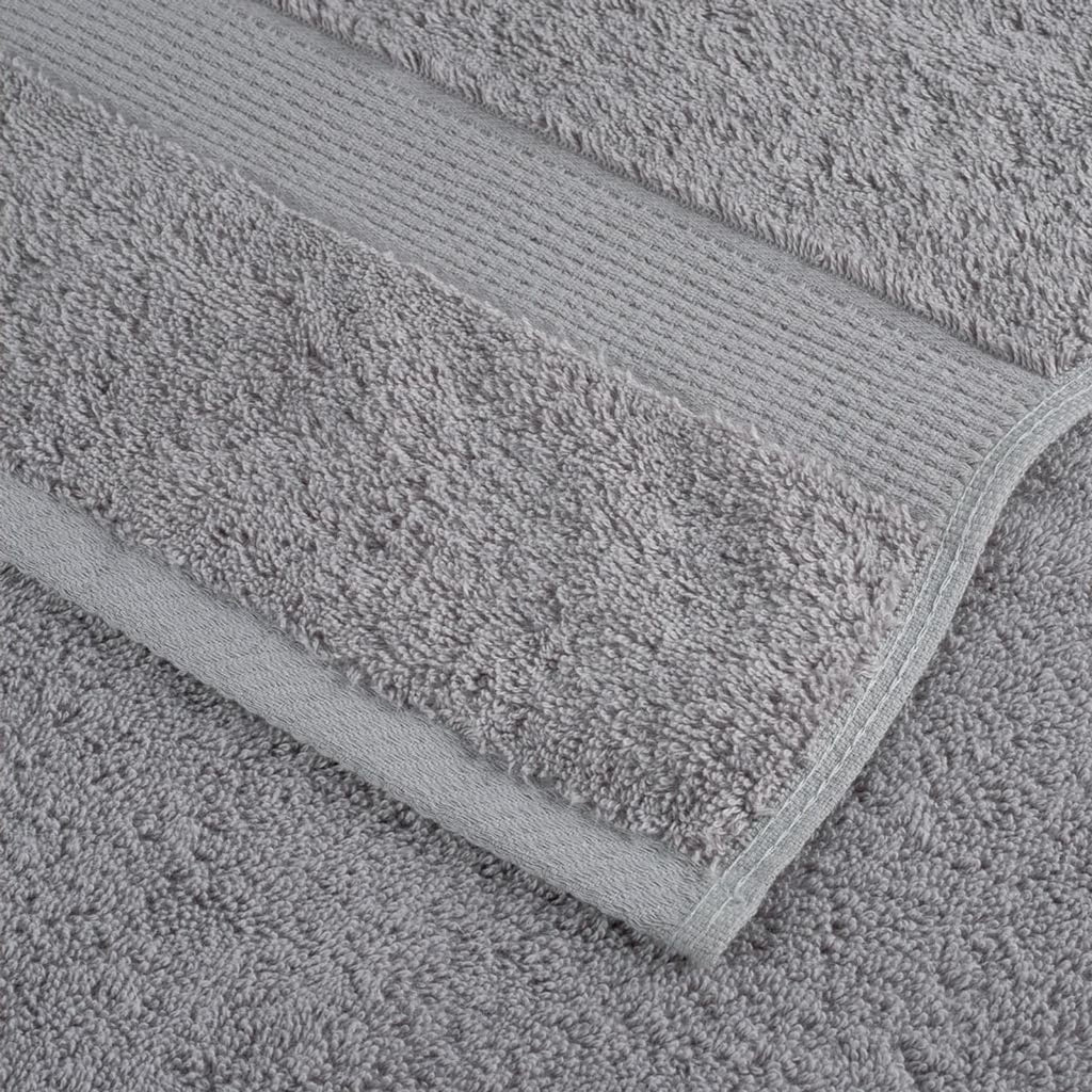 Towel Cotton Grey 150 x 100 cm Bathroom Bath Linen Home Towels 4 pcs Variant 2