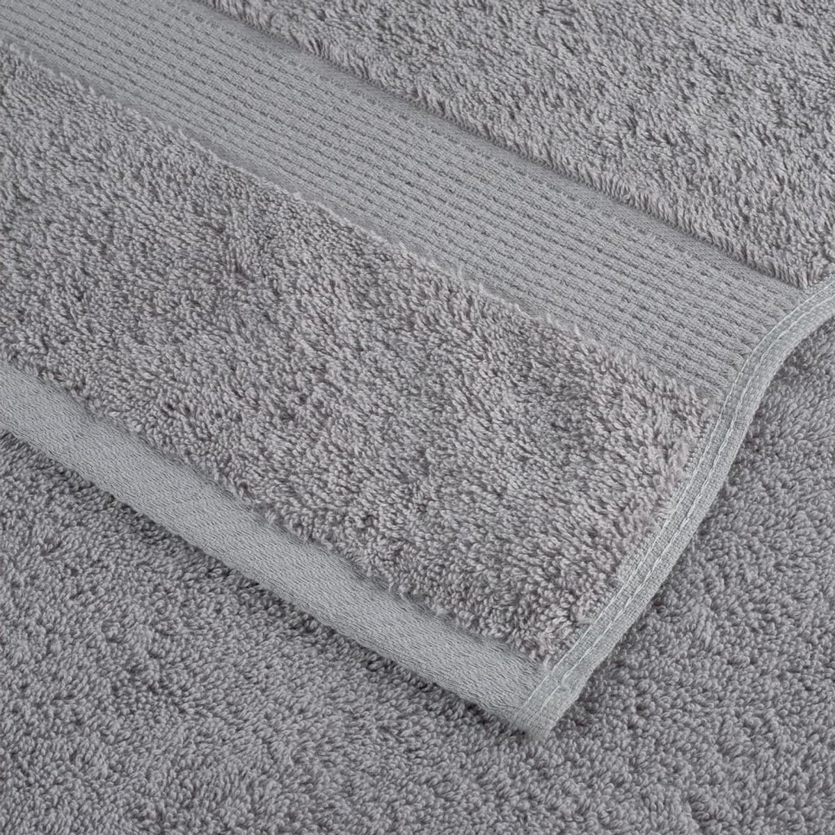 Towel Cotton Grey 150 x 100 cm Bathroom Bath Linen Home Towels 4 pcs Variant 2