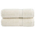 Towel Cotton Cream 30 x 30 cm Bathroom Bath Linen Home Towels 2 pcs Variant 2