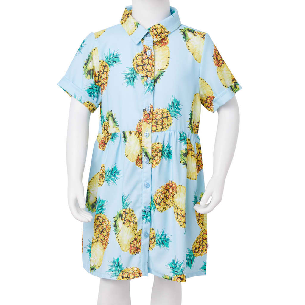 Dress Polyester Blue 140 Kids' Dresses Kids' Dresse Kids'Dress 140 (suitable