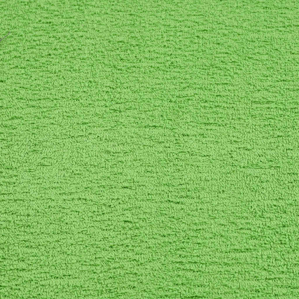 Towel Cotton Apple Green 50 x 30 cm Bathroom Bath Linen Home Towels 2 pcs