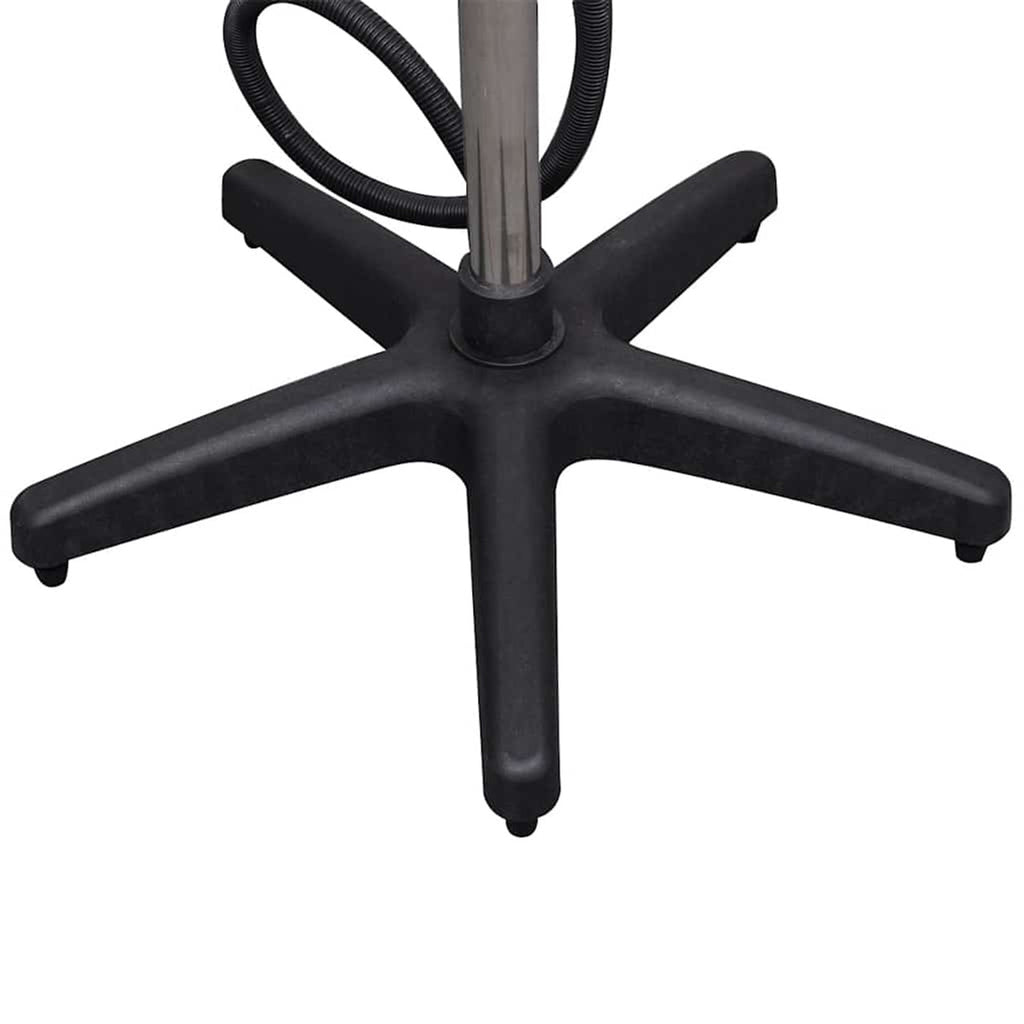 Salon Wash Basin Black Adjustable 50 x 102 cm Hair Care 50x102cm
