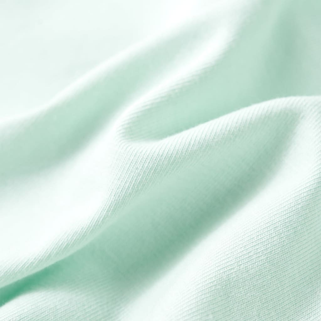 Kids T-Shirt Cotton Light Mint 92 Children's Top Kids Clothing Kids Wear 92
