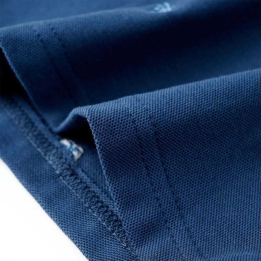 Kids'Polo Shirt Dark Cotton Dark Blue 92 Kids Clothing Children's Wear 92