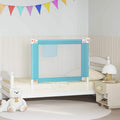 Toddler Safety Bed Rail Fabric (100% Polyester) Blue 100 x 25 x 95 cm Bedguard
