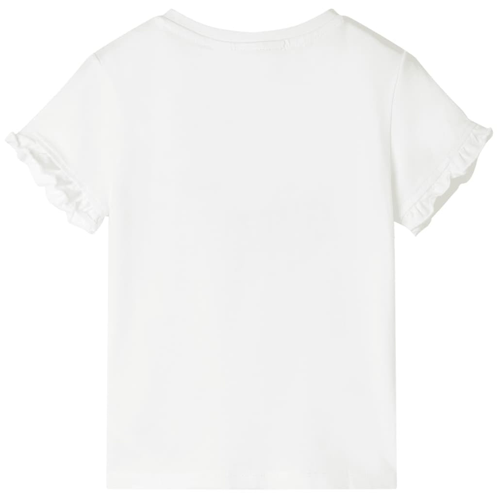 Kids T-Shirt Cotton Ecru 104 Children's Top Kids Clothing Kids Wear Variant 5