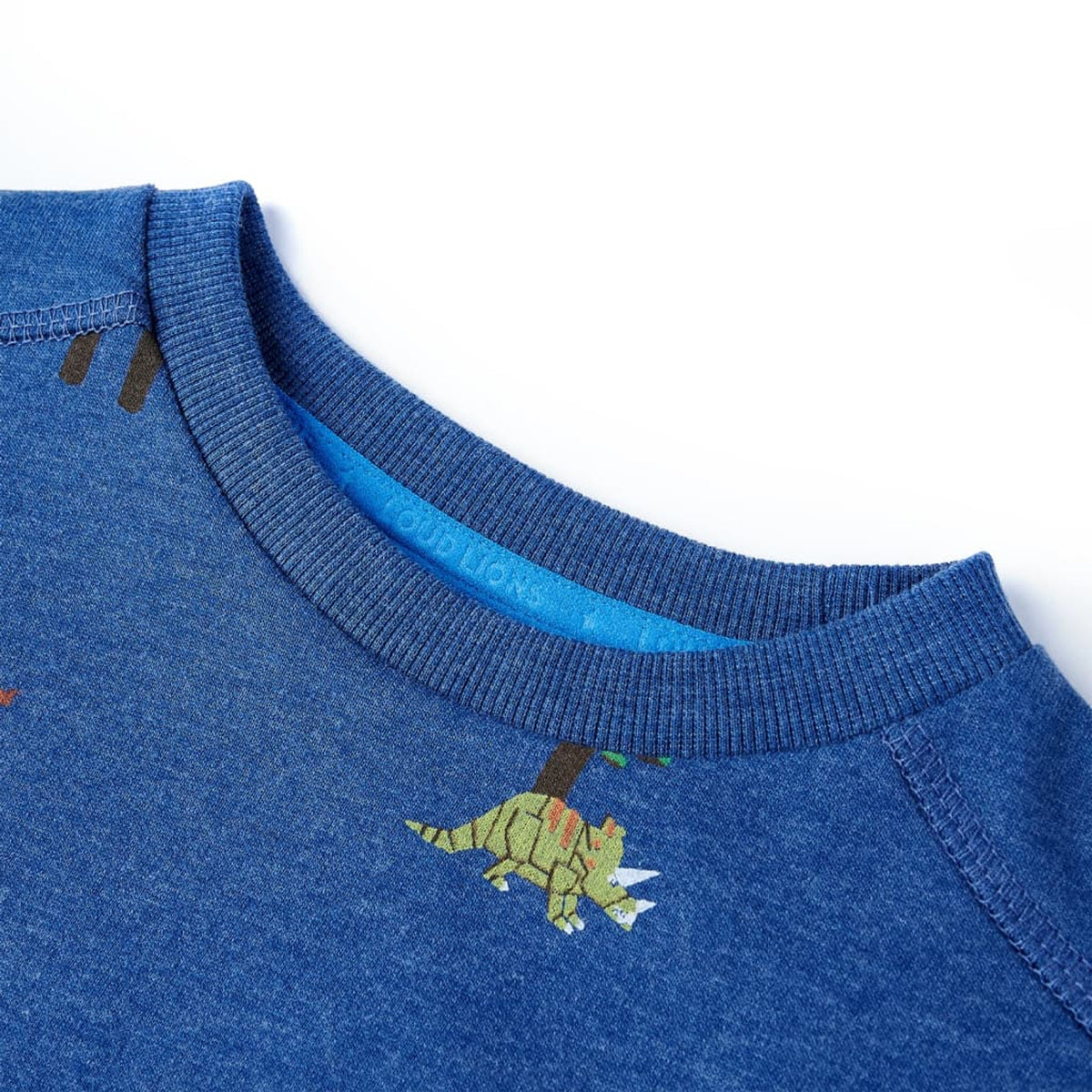 Sweatshirt Combed Cotton Dark Blue Melange 128 Kids Clothing Children's Top