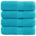 Towel Cotton Turquoise 50 x 30 cm Bathroom Bath Linen Home Towels 4 Variant 2