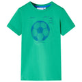 Kids T-Shirt Cotton Green 104 Children's Top Kids Clothing Kids Wear Variant 3