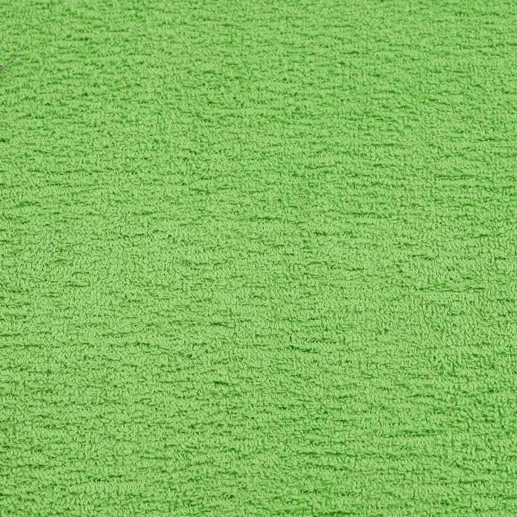 Towel Cotton Apple Green 100 x 50 cm Bathroom Bath Linen Home Towels 2 pcs