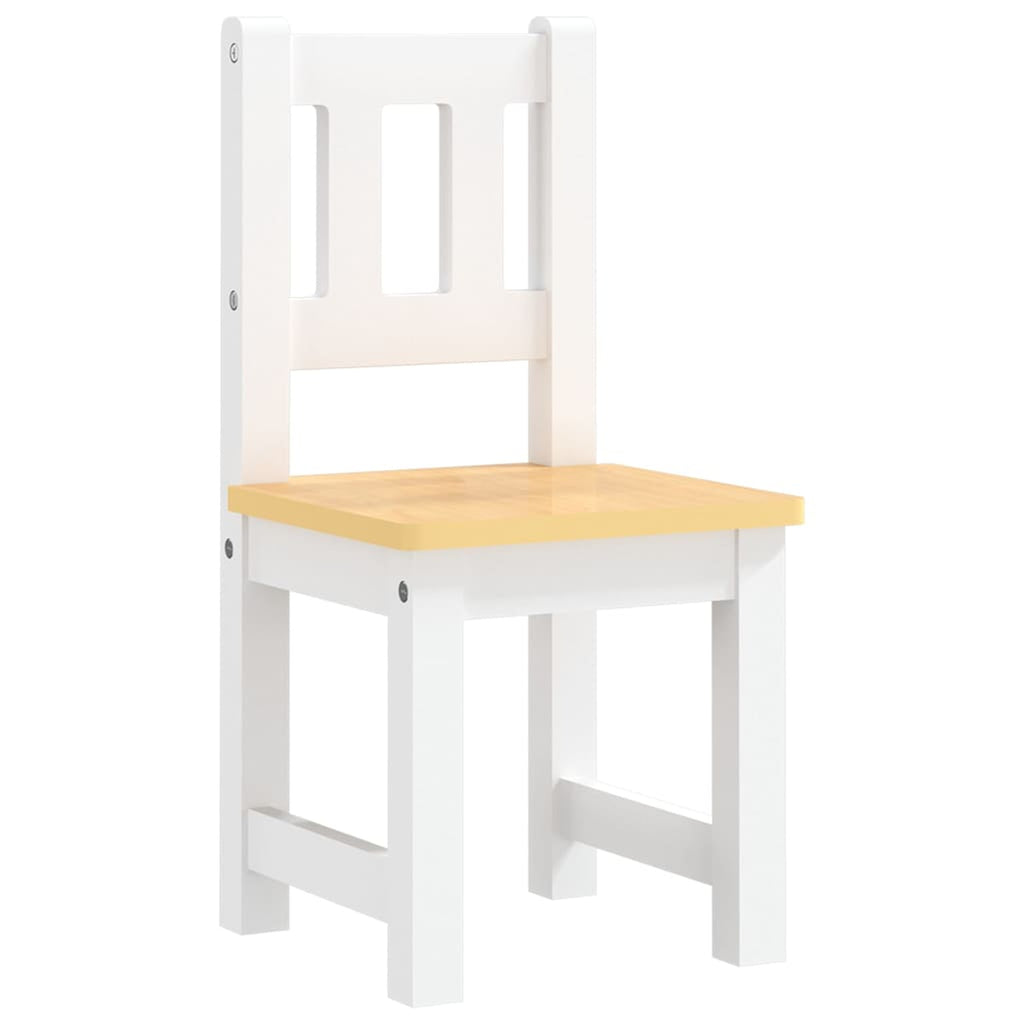Table Mdf White 60 x 50 x 48 cm Furniture Home Dining Baby Toddler Variant 2