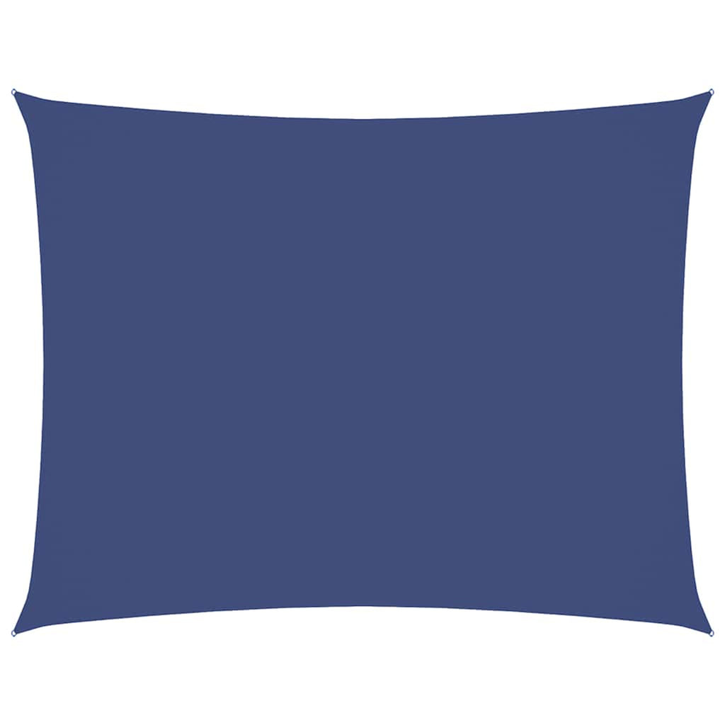 Sunshade Sail Oxford Fabric Blue Water Resistant UV Resistant 250 x 350 cm