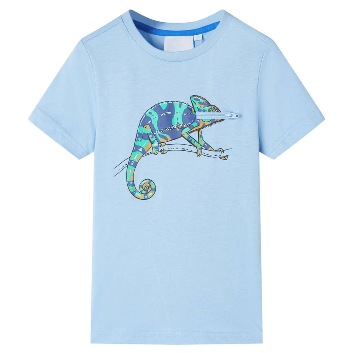 Kids T-Shirt Cotton Light Blue 104 Children's Top Kids Clothing Kids Variant 2