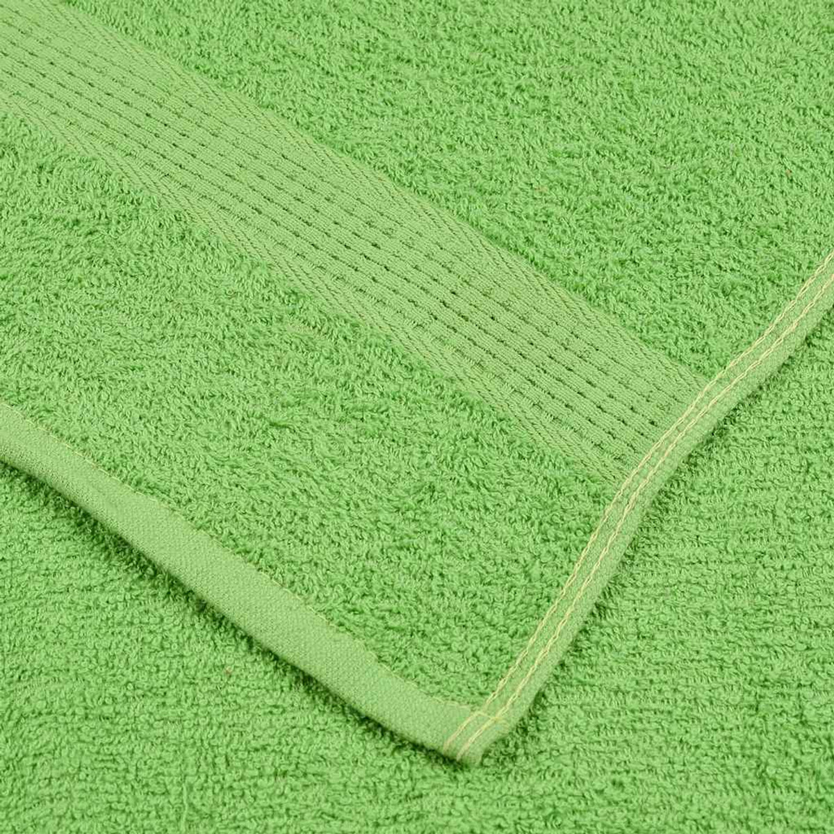 Towel Cotton Apple Green 200 x 100 cm Bathroom Bath Linen Home Towels 10 pcs