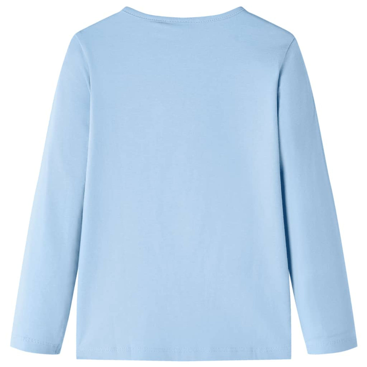 Kids T-Shirt Cotton Light Blue 140 Children's Top Kids Clothing Kids Wear Long